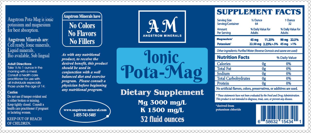 32 oz Ionic Pota-Mag Supplement by Angstrom Minerals - Trending Wellness Store