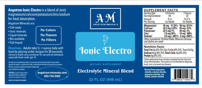 32oz Ionic Electro by Angstrom Minerals - Trending Wellness Store