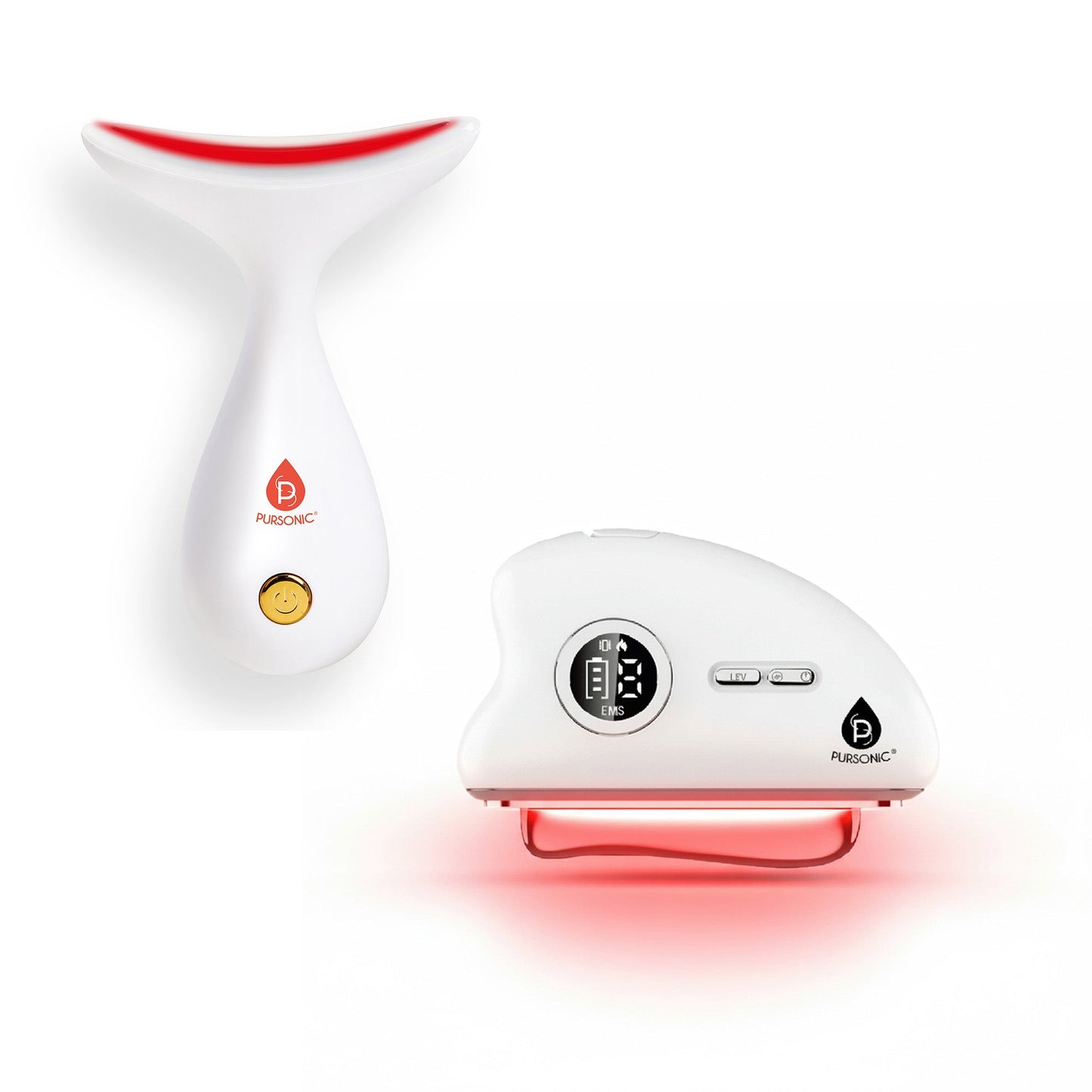 7-in-1 LED Light Therapy Face & Neck Device + Sculpting Wand Gua Sha - Trending Wellness Store