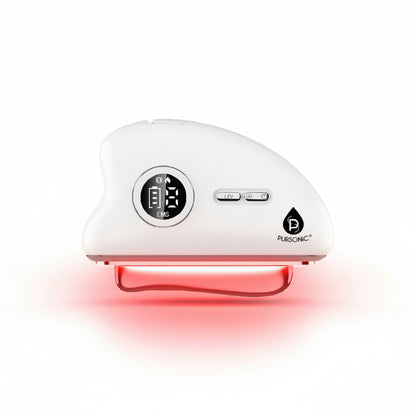 7-in-1 LED Light Therapy Face & Neck Device + Sculpting Wand Gua Sha - Trending Wellness Store