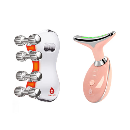 7-in-1 LED Therapy Wand & 5-in-1 Skin Roller Massager - Trending Wellness Store