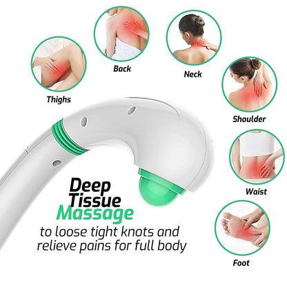 9-Speed Massage Gun & Portable Handheld Massager Bundle - Trending Wellness Store