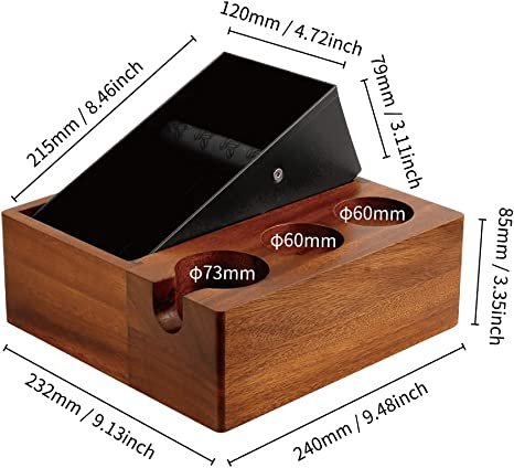 ACG 58mm Espresso Knock Box and Tamping Station - Trending Wellness Store