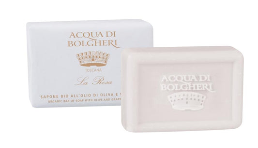 ACQUA DI BOLGHERI La Rosa Organic Bar Soap 150 gr - Trending Wellness Store