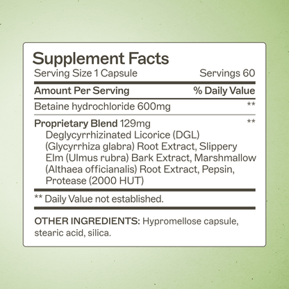 Acid Restore with Betaine and HCL - Trending Wellness Store