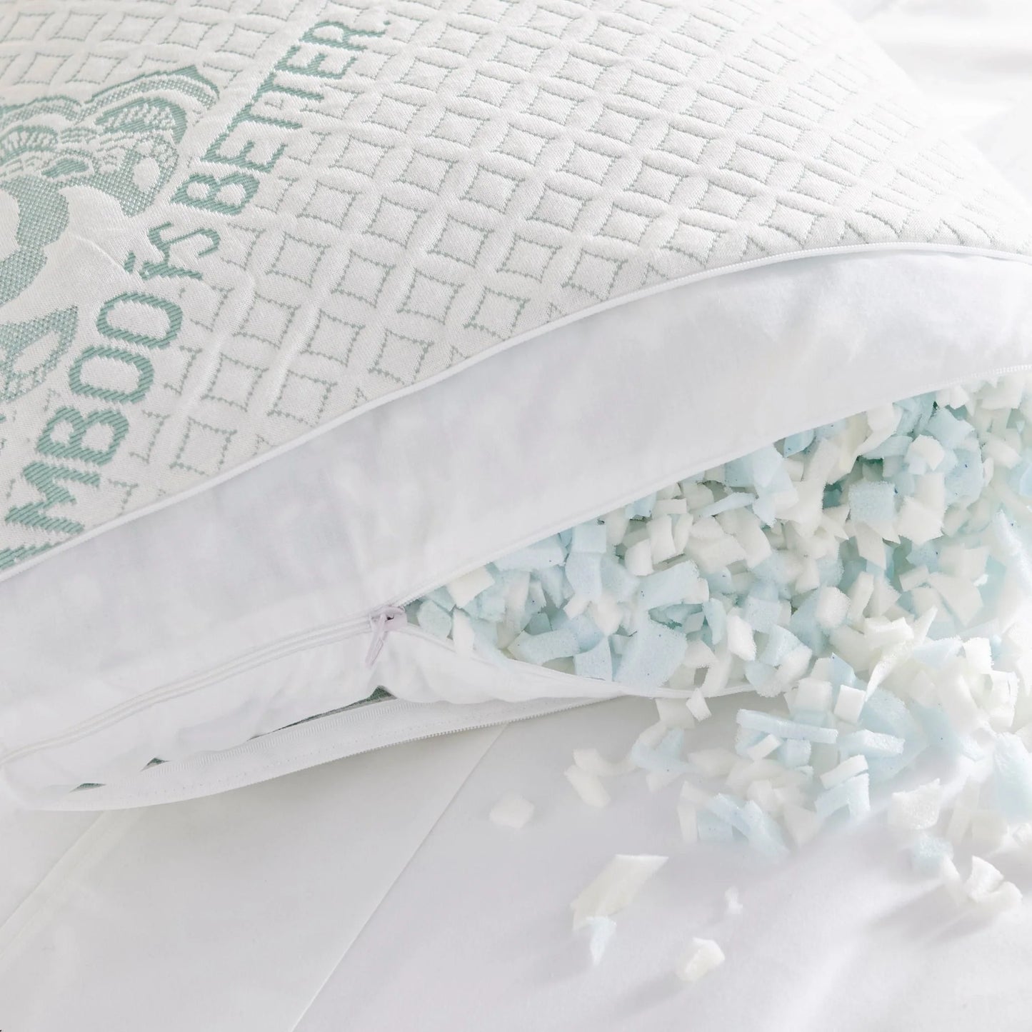 Adjustable Bamboo Cooling Pillow | Bed Pillows - Trending Wellness Store
