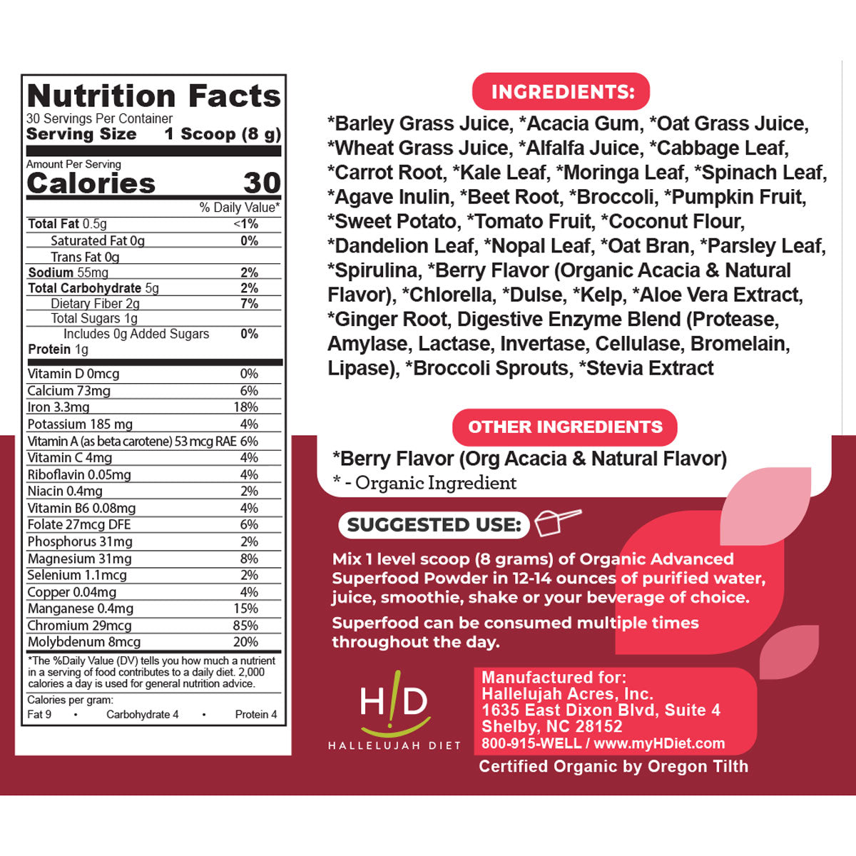 Advanced Superfood, Greens and Vegetable (Berry) - Trending Wellness Store
