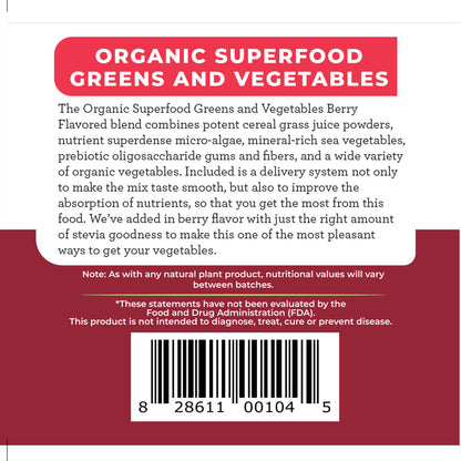 Advanced Superfood, Greens and Vegetable (Berry) - Trending Wellness Store