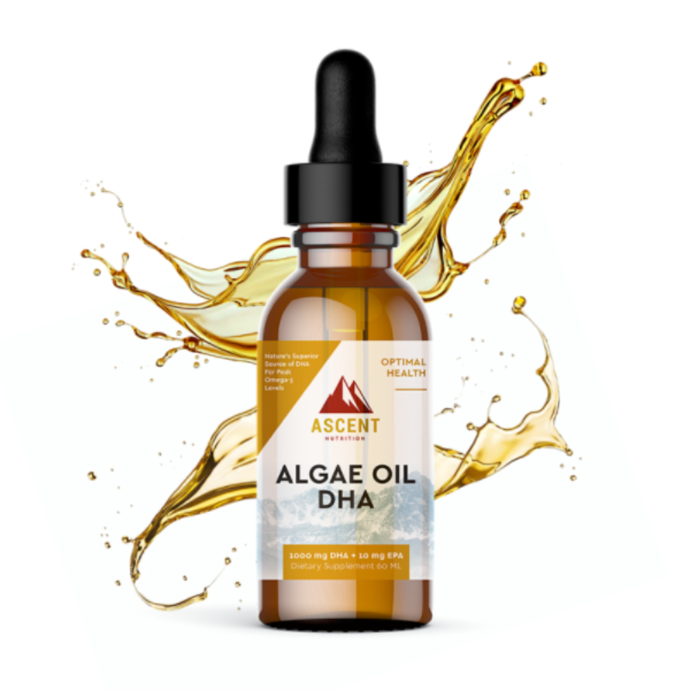 Algae Oil DHA Omega-3's - Vegan and Vegetarian, 1000 mg - Trending Wellness Store