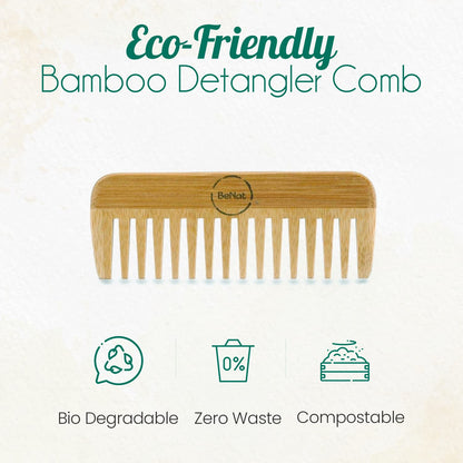 All-Natural Bamboo Hair Comb - Trending Wellness Store