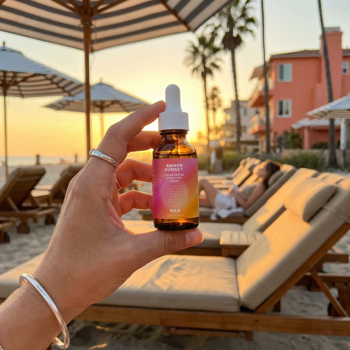 Amber Sunset™ Copper Peptide Hydration Serum - Trending Wellness Store