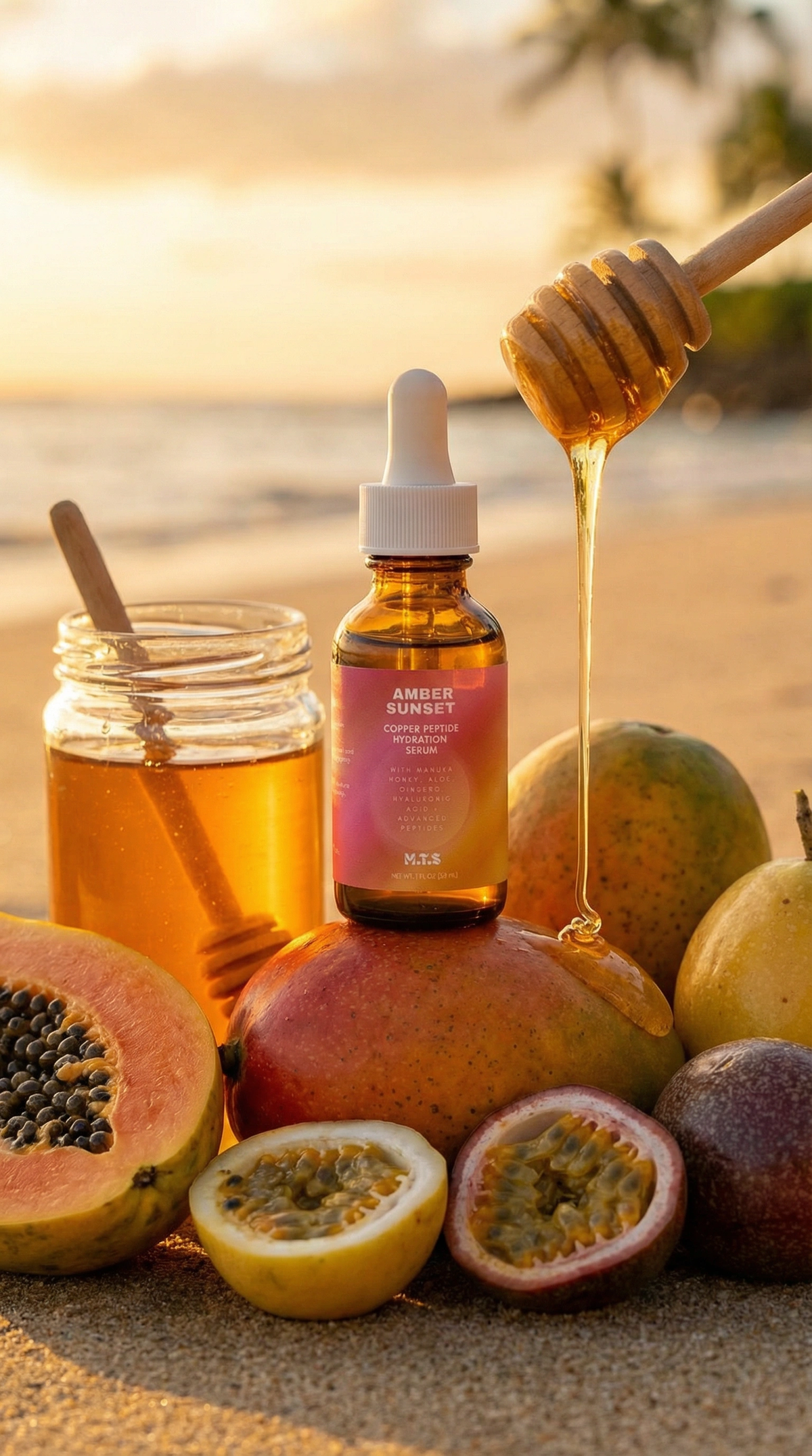 Amber Sunset™ Copper Peptide Hydration Serum - Trending Wellness Store