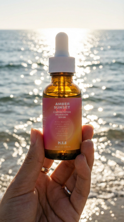 Amber Sunset™ Copper Peptide Hydration Serum - Trending Wellness Store