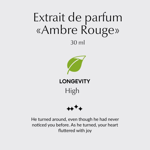 Ambre Rouge - Extrait de Parfum | Luxury Amber Perfume Made in France - Trending Wellness Store