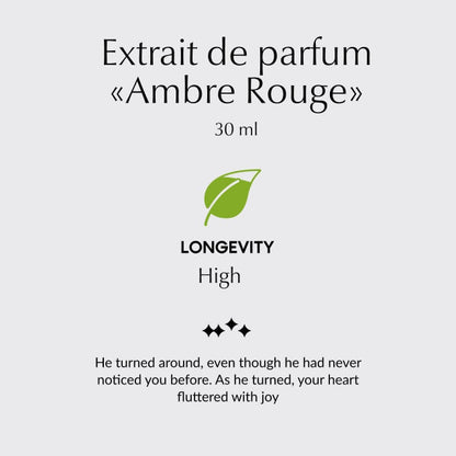 Ambre Rouge - Extrait de Parfum | Luxury Amber Perfume Made in France - Trending Wellness Store