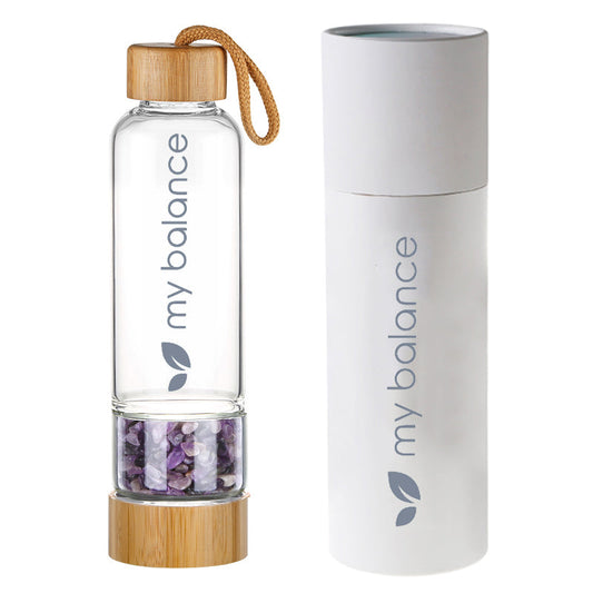 Amethyst Crystal Elixir Infused Water Bottle - Trending Wellness Store