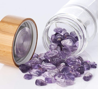 Amethyst Crystal Elixir Infused Water Bottle - Trending Wellness Store