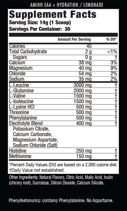 Amino EAA + Hydration  | 420g - Trending Wellness Store