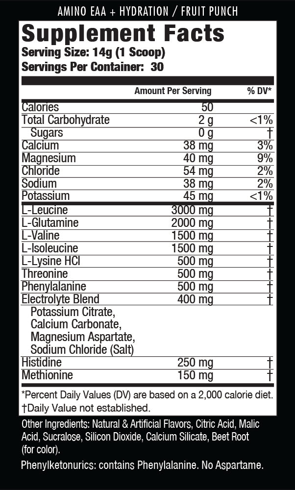 Amino EAA + Hydration  | 420g - Trending Wellness Store