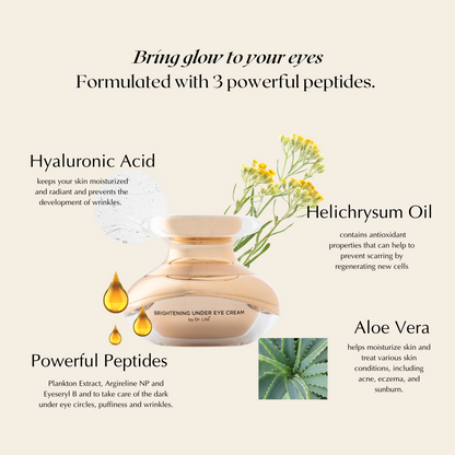 Radiant Brightening Eye Cream with Peptides - Trending Wellness Store