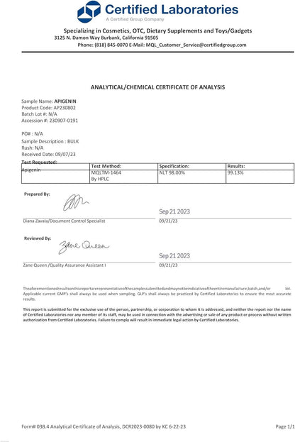 Apigenin Supplement - Trending Wellness Store