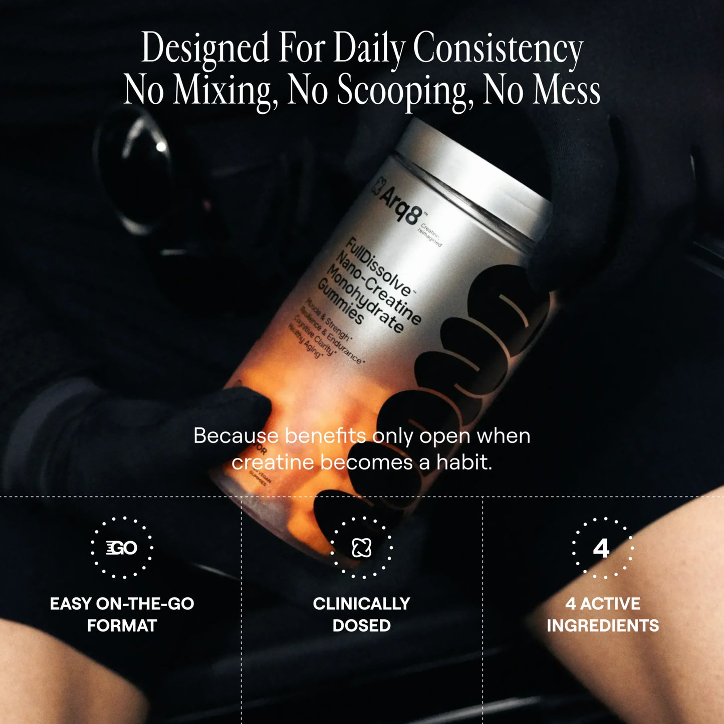 Arq8™ Creatine Monohydrate Gummies - Trending Wellness Store