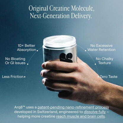 Arq8™ Creatine Monohydrate Powder - Trending Wellness Store