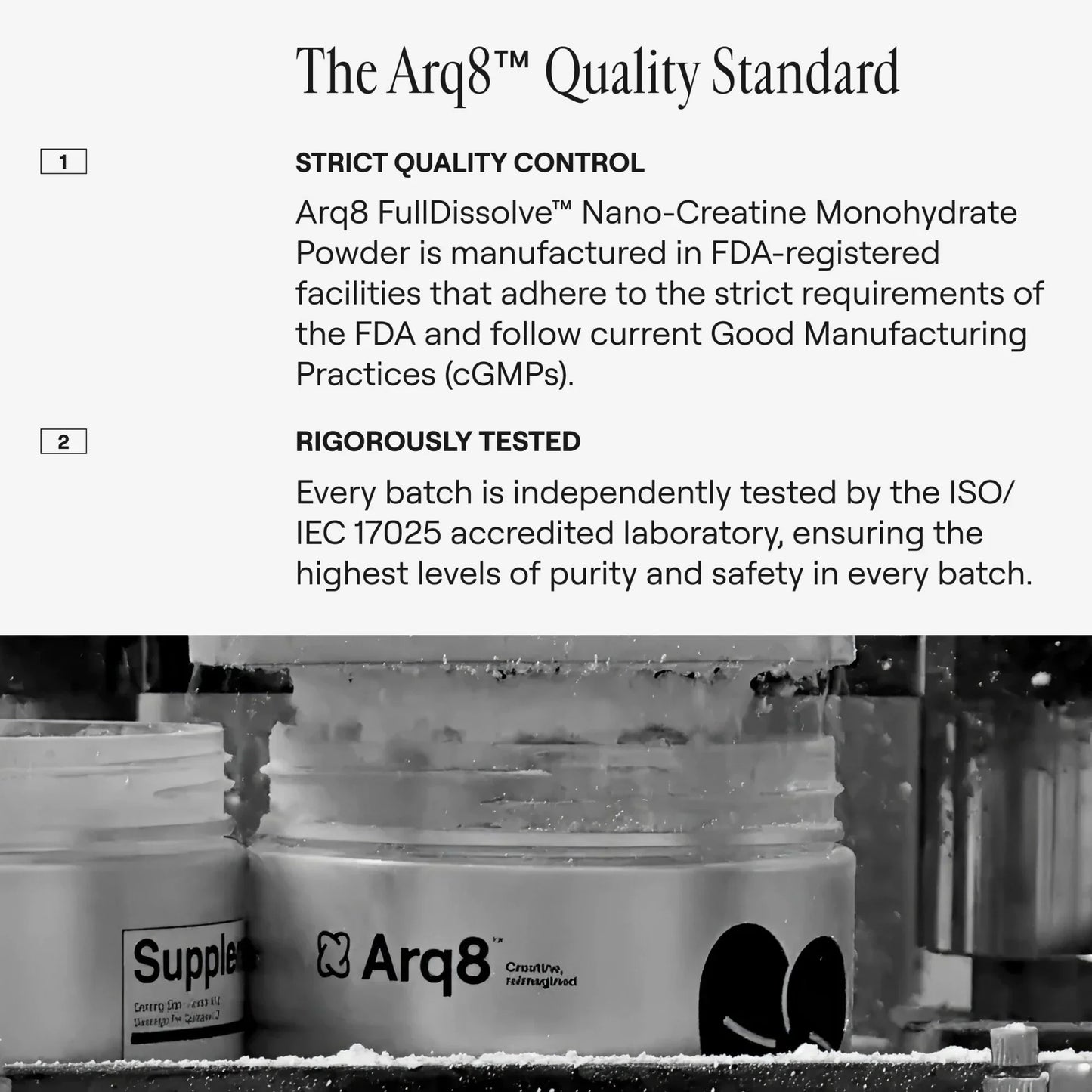 Arq8™ Creatine Monohydrate Powder - Trending Wellness Store