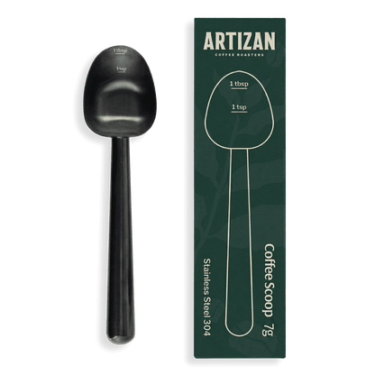 Artizan Coffee 1 Tbsp Coffee Measuring Scoop, Stainless Steel Copper Scoop for Ground Coffee, Beans, Tea & More - 7g, 17 cm Long Handle - Trending Wellness Store