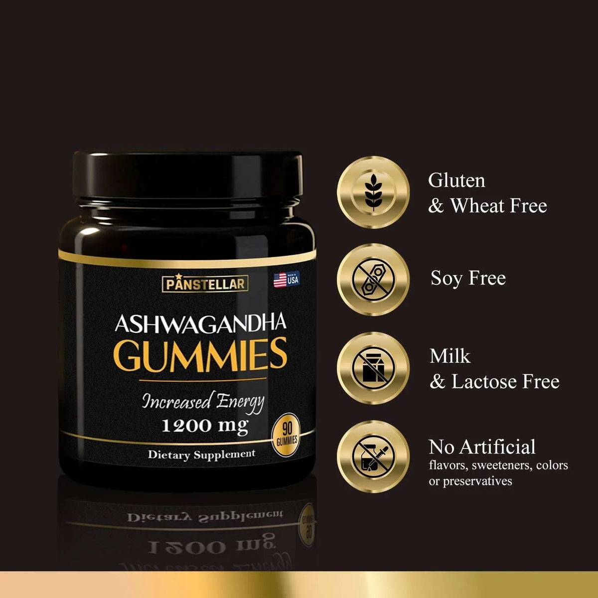 Ashwagandha Gummies 1200mg | 3 Months Supply - Trending Wellness Store