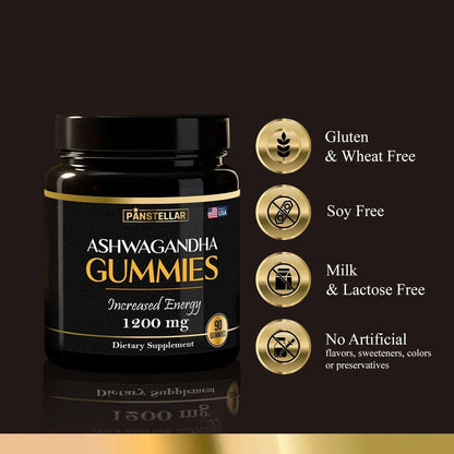Ashwagandha Gummies 1200mg | 3 Months Supply - Trending Wellness Store