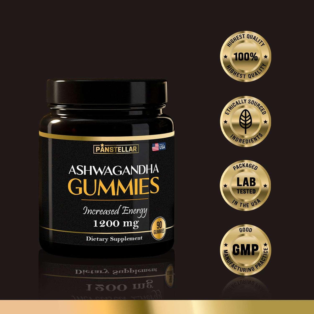 Ashwagandha Gummies 1200mg | 3 Months Supply - Trending Wellness Store