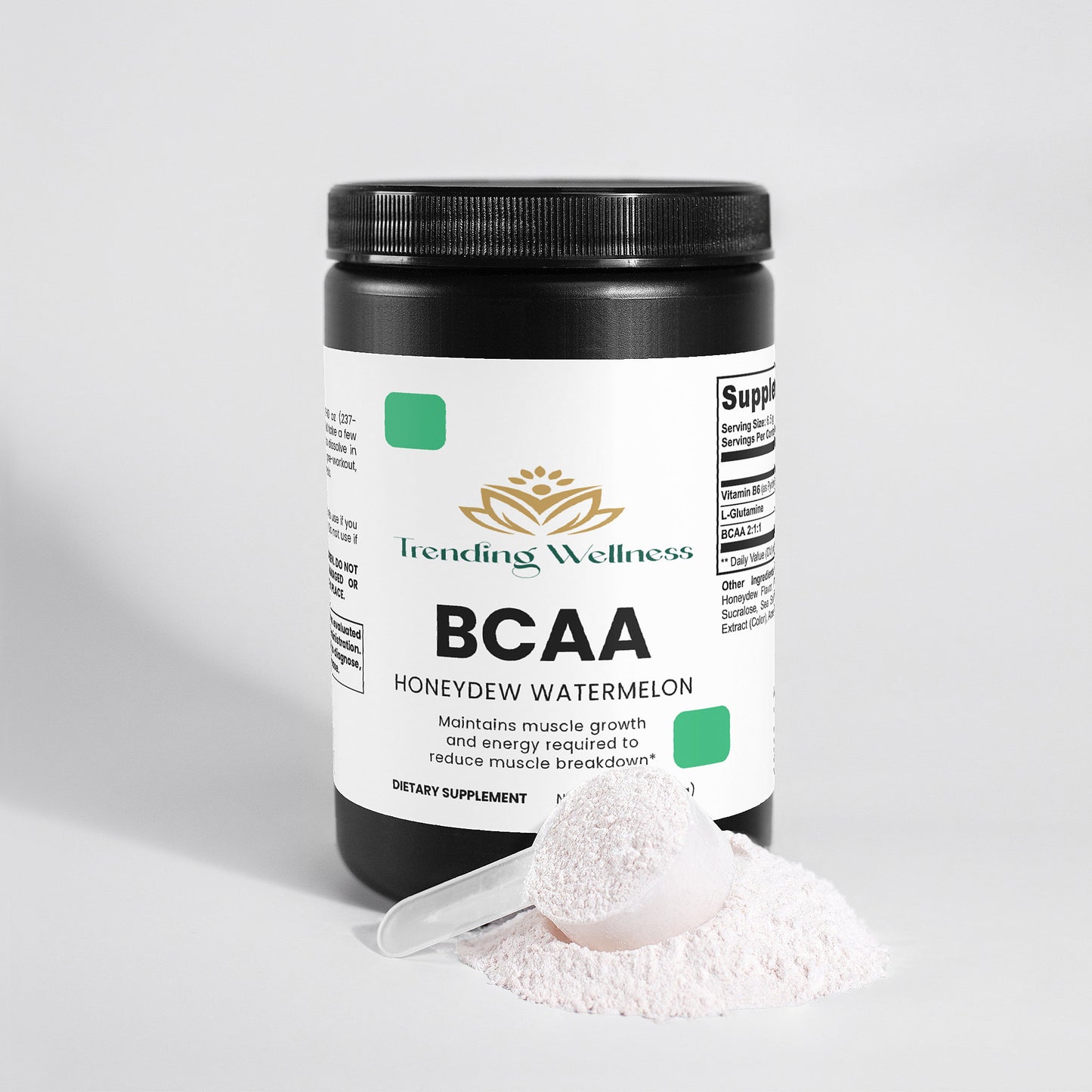 BCAA Post Workout Powder (Honeydew/Watermelon) - Trending Wellness Store