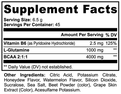 BCAA Post Workout Powder (Honeydew/Watermelon) - Trending Wellness Store