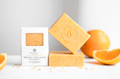 BERGAMOT + SWEET ORANGE WITH ANNATTO SOAP - Trending Wellness Store
