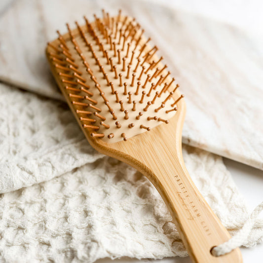 Bamboo Paddle Hair Brush - Trending Wellness Store