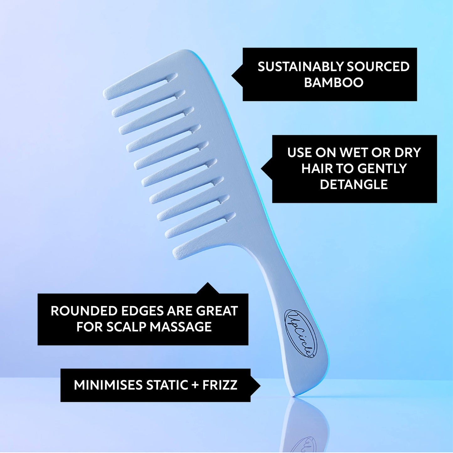 Bamboo Wide Tooth Comb - Trending Wellness Store
