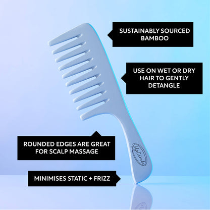 Bamboo Wide Tooth Comb - Trending Wellness Store