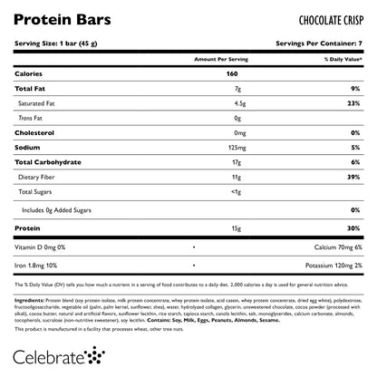 Bariatric Protein Bars, 7 Count - Trending Wellness Store