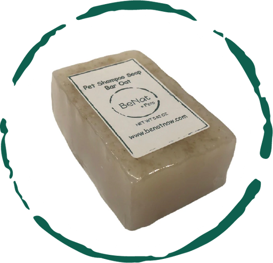 BeNat Pets. All-Natural Pet Shampoo Bar. Oat. 5.8 oz. - Trending Wellness Store
