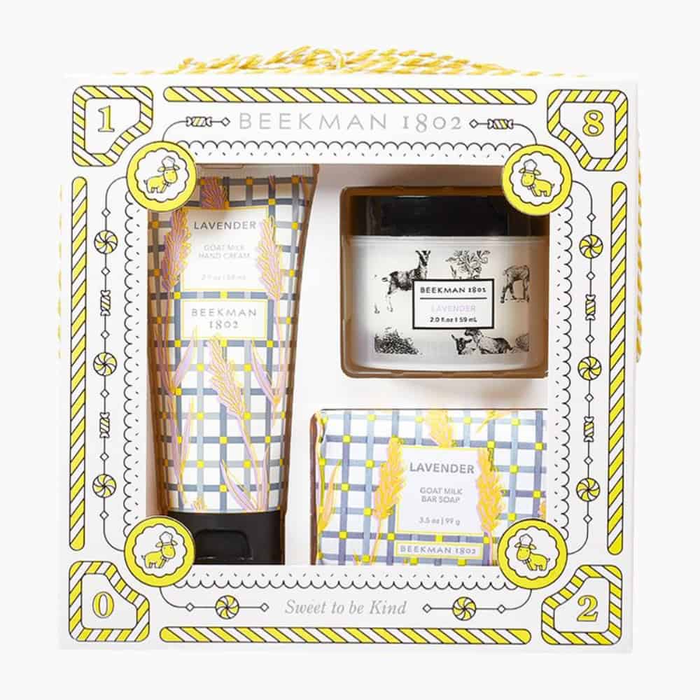 Beekman 1802 Lavender Sweet to be Kind Goat Milk Skincare Gift Set - Trending Wellness Store