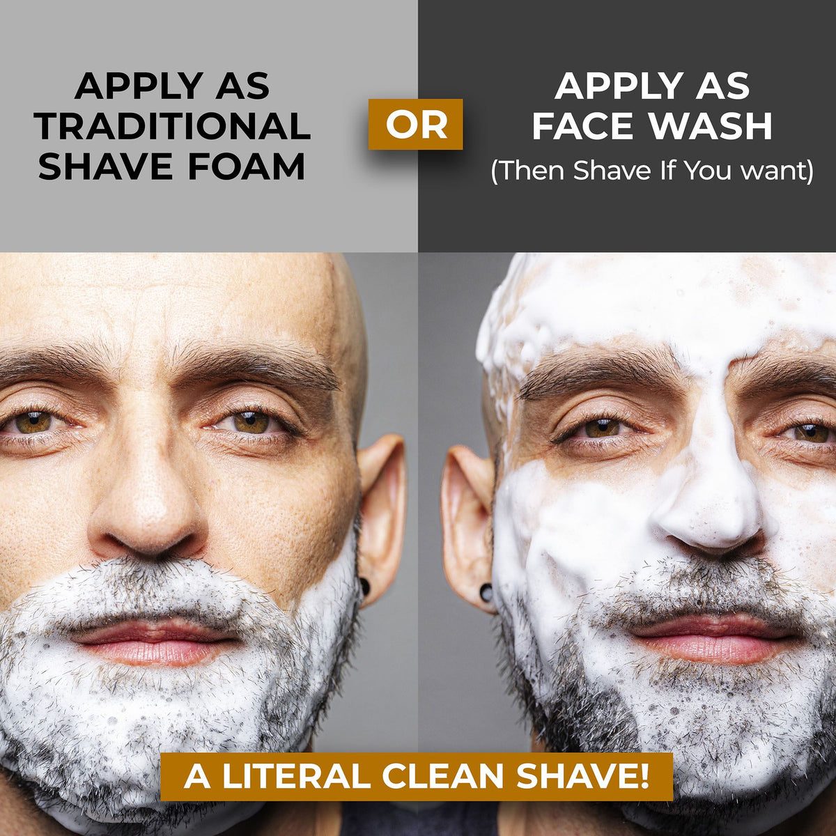 BioNutrient 2-in-1 Shave Foam + Face Wash