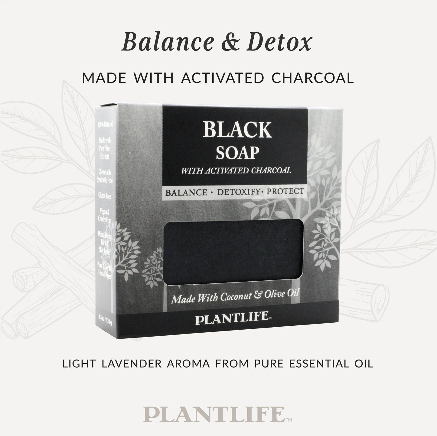 Black Bar Soap with Activated Charcoal - Trending Wellness Store