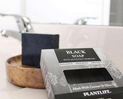 Black Bar Soap with Activated Charcoal - Trending Wellness Store