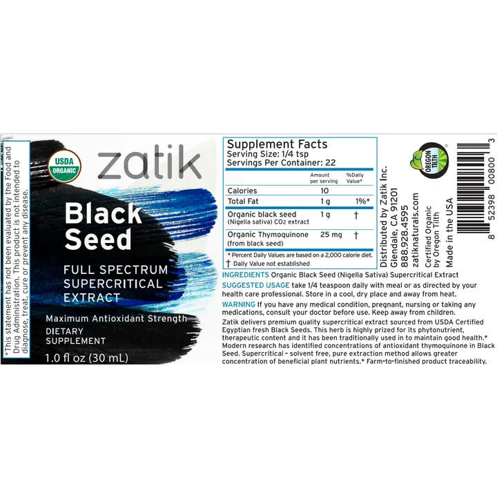 Black Seed Full Spectrum Supercritical Extract - Trending Wellness Store