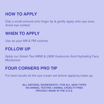 Brightening Eye Cream with Vitamin C, Niacinamide (Vitamin B3), Collagen & Jojoba Oil - Trending Wellness Store