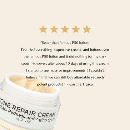 Brightening Tone Repair Cream for Dark Spots & Uneven Skin – Vegan & Gluten-Free - Trending Wellness Store