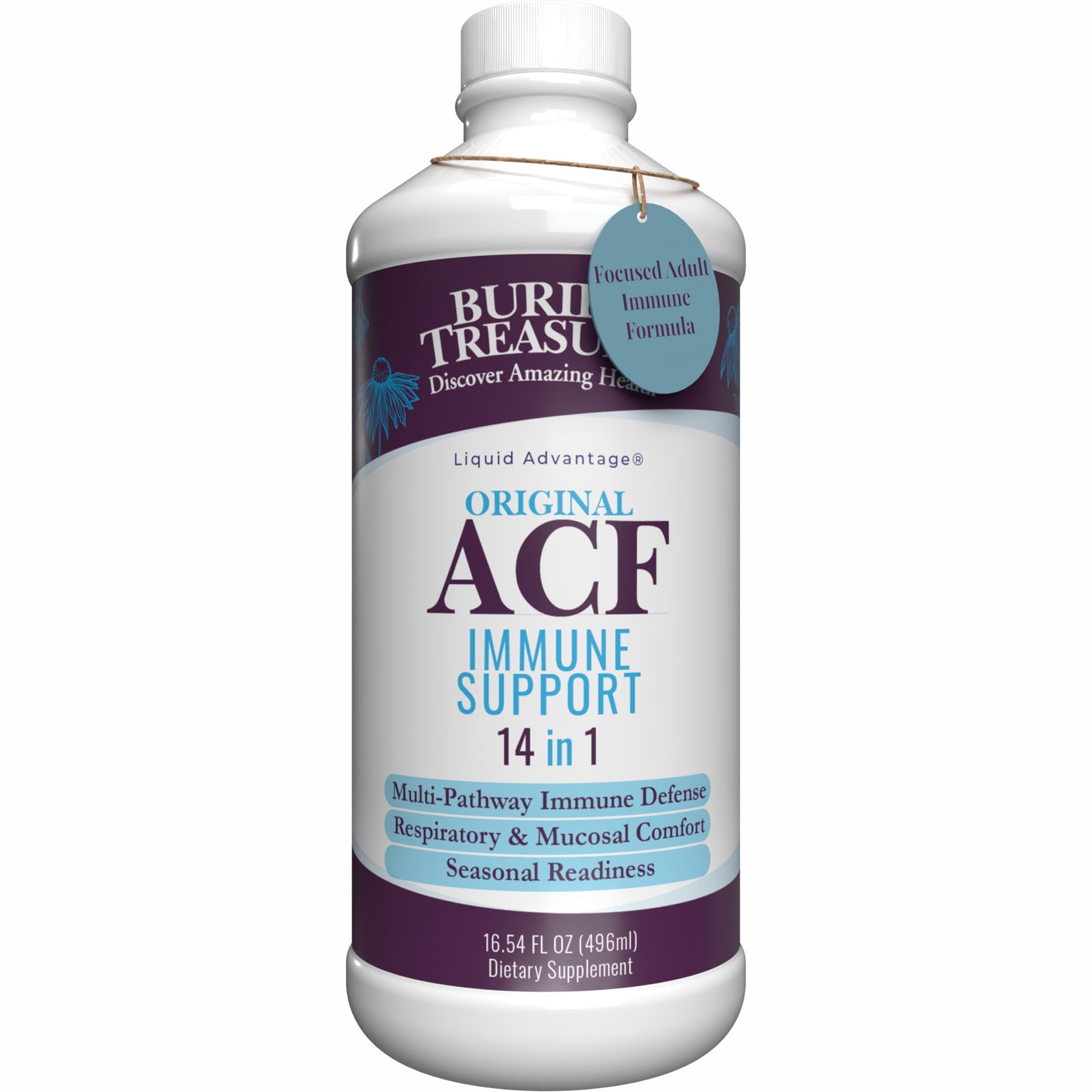Buried Treasure Liquid Nutrients® ACF Original – Short-Term Liquid Immune Support with Vitamin C, Zinc & Herbal Blend - Trending Wellness Store