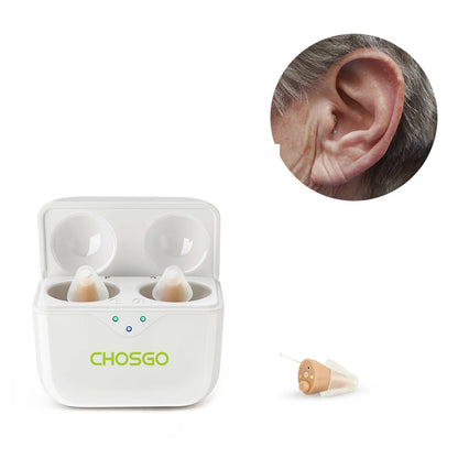 CHOSGO SmartR Smallest Rechargeable OTC Hearing Aids with AI Noise Reduction - Trending Wellness Store