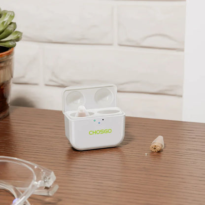 CHOSGO SmartR Smallest Rechargeable OTC Hearing Aids with AI Noise Reduction - Trending Wellness Store